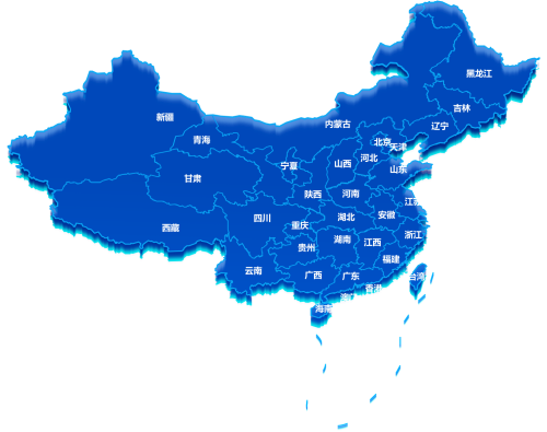 中国地图描线