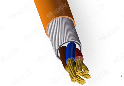 三大二小芯低压钢丝铠装力缆 D20230712I
