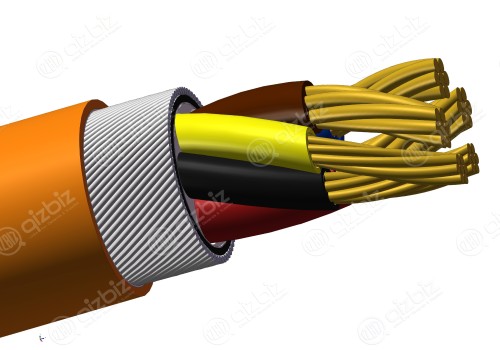 三大二小芯低压钢丝铠装力缆 D20230712W